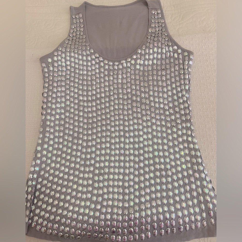 Boston Proper Charcoal Blouse